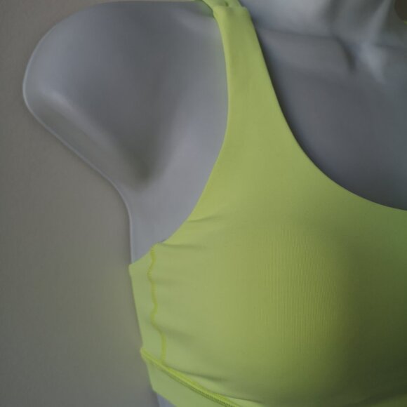 NWT LULULEMON FLFH Bright Yellow Luxtreme Fabric B/C Cup All Sport Energy Bra 4 - Picture 3 of 6